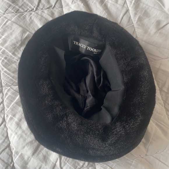 Vintage Tracey Tooker New York bucket hat faux fur main image 5
